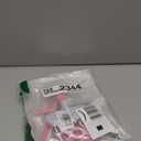 Small Animal Pet Grooming Kit with Pet Shedding Slicker Brush, Bath Massage Glove, Pet Grooming Comb, Nail Clipper Trimmer for Rabbit, Puppy, Kitten, Guinea Pig, Hamster, Ferret (Pink)