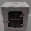 6 Qt. Black Air Fryer with Digital Touch Control
