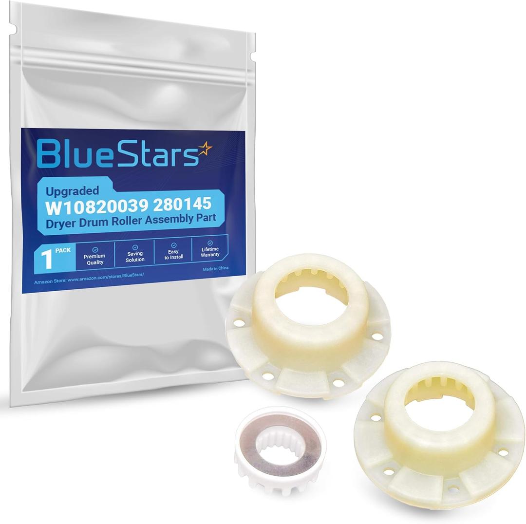 BlueStars Upgraded W10820039 280145 Washer Hub Kit Part - Compatible with Cabrio Bravo Oasis Whirlpool & Kenmore Washers - Replaces 8545948 8545953 W10118114 AP5985205 - Enhanced Quality