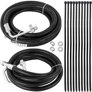 SUB6050 Rear Auxiliary AC Hoses Set, Rear AC Line Set replacement for Cadillac Escalade ESV Chevrolet Suburban GMC Yukon XL 2000-2006,Replace SUB6050