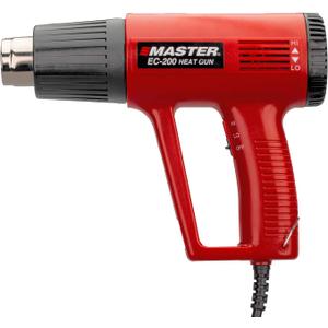 Master Appliance EC-200 Variable Temperature Heat Gun, Hot Air Gun, 120V, 10 Amps, 1200W, for shrink wrap, wire connectors, shrink tubing, crafts, stripping paint