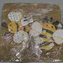 Putuo Decor 3 Pcs Bee Wooden Table Sign Honey Bee Wood Table Decor Sweet Bee Centerpiece Spring Tabletop Block Signs Farmhouse Bee Tiered Tray Decor for Home Kitchen Shelf Party Favors