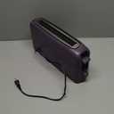 bella 2 Slice Slim Toaster, Fits-anywhere™ Kitchenware, 6 Setting Shade Control with Reheat & Cancel Buttons, Fits sourdough, 10” Long Slot, Anti Jam & Auto Shutoff, 900 Watt, Plum