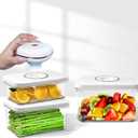 Food Vacuum Sealer Set, Vacuum sealer for food, handheld vacuum sealer(small vacuum sealer+ 3 vacuum containers)