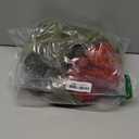 Reginary 2 Pcs Fuzzy Small Dog Hoodie Winter Dog Sweaters Double-Sided Plush Warm Soft Hooded Puppy Pet Sweatshirt Clothes Coats(L: Weight:8.5-13.2lb,Green and Red)