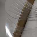 LEDIARY 24 Inch Ceiling Fans with Lights and Remote, Modern Dimmable Low Profile Ceiling Fan, White Flush Mount Ceiling Fan with 3 CCT and 6 Speeds