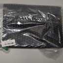 Jumbo Cat Litter Mat, 46x26 Inches Double Layer Honeycomb Litter Trapping Mat, Non Slip Waterproof Urine Proof Extra Large Cat Litter Box Mat, Kitten Supplies and Essentials, XXL, Black