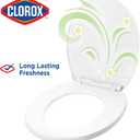 Clorox Round Scented Plastic Toilet Seat with Easy-Off Hinges