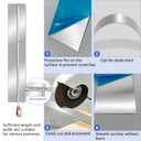 2Pcs 304 Stainless Steel Sheet Metal Gap Filler Trim Strip (30"x 2" x0.04")