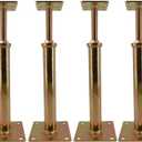 4 PCS House Floor Jacks Post Pole for Leveling, 11" - 16" Height Range, 4 ton Min and Max Height Capacity, Galvanized, 4 Pack