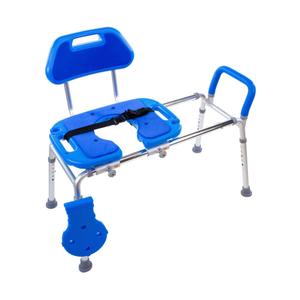 HydroGlyde Sliding Bath Transfer Bench With Cutout By Platinum Health