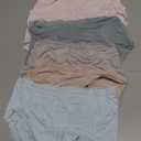 BAMBOO COOL Womens Underwear Soft Lace Panties Hipster Ladies Underpants Full Coverage Briefs, 6-Pack, Size: