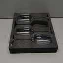 JBHO Hand Blown Italian Style Crystal Bordeaux Glasses - Great Gift Packaging - Red Glasses Lead-Free Premium Crystal Clear Glass - Set of 3-18 Ounce