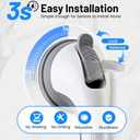 2 Pack Grab Bars for Shower Handle, Elderly Assistance Products, Seniors Removable Bar Safety, Suction Cup Handles for Bathtubs and Showers/Bathroom/Walls, Heavy Duty Handrails Grip 500lbs,No Drilling