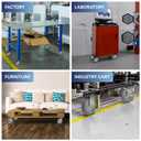 5" Caster Wheels, Heavy Duty Casters Set of 4, Plate Swivel Wheel for Cart Furniture Workbench - Load Capacity 1400Lbs Total(4 Pack Swivel)