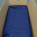 Favoyard Outdoor Deep Seat Cushion Set, 22 x 22 Inch Rainproof & 3-Year Fade Resistant Patio Furniture Cushions, Removable Seat Bottom & Back Cushion Covers with Ties for Chair, Sofa, Couch, Blue