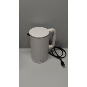 Thermo Protect Kettle, Electric Kettle, Safe to Touch, Full Stainless Steel Inside, 1.5 liters White