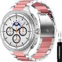 GOLDTOLUCK Stainless Steel Band Compatible with Samsung Galaxy Watch 8 7 6 5 4 Classic FE Pro 40mm 44mm 46mm 43mm 47mm 45mm 42mm 20mm Men Women Milanese Replacement Metal Elegant Casual
