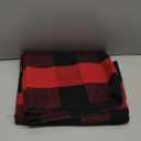 WAYYE Buffalo Plaid Outdoor Rug 27.5" x 43" Red and Black Checkered Area Rug Washable Doormats Indoor Outdoor Rugs for Layered Front Door Mats, Porch, Entryway, Kitchen, Farmhouse