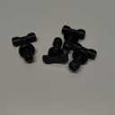 4-Pack L-Track Double Lug Threaded Stud Fitting (Working Load Limit of 1,916 Pounds), Heavy-Duty Bolt Down Anchor Points for Truck Bed, Trailer Cargo, Pickup, RV, ATV Used with L-Track Rails