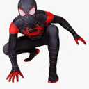 Adult Superhero Costume Spandex Jumpsuit Halloween Cosplay Bodysuit 3D Style Mask Suit, XL