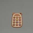 Moonkie Silicone Press Phone Teething Toy for Baby 3 Months+ | Soft BPA-Free Teether with Icon & Number Pop Bubbles | Ideal Gift for Baby Girls (Pink)