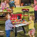 35pcs Kitchen Toy Set, Toy BBQ Grill Set, Cooking Toy Set, Little Chef Play, Kids Grill Playset Interactive BBQ Toy Set, Kids Kitchen Playset Toy Christmas Birthday Gift
