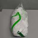 ALYVIA SPRING Long Fabric Shower Curtain Liner Waterproof - 72" x 76", Soft & Lightweight Long Shower Curtain with Magnets, Machine Washable - 72x76, White