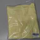 Ythomm Womens’s Ruffle Hem Bandeau Tube Tops Casual Sleeveless Strapless Peplum Flowy Blouse Shirts Summer Going Out Tanks (Yellow, L)