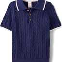 Gymboree,Boys,and Toddler Short Sleeve Sweater Polo Shirt,Blackcurrant,2 Years