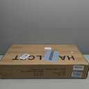 Hadulcet Narrow End Table with Charging Station & Rotating Top, Couch Snack Tables, Swivel Table for Recliner Living Room & Bedroom, Rolling Slim Side Table on Wheels, Skinny Nightstand, Rustic Brown