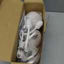 Fly Fans for Tables, USB or Batteries Powered, Soundless and Portable Fly Fan, Practical Fly Repellent Fan with Soft Blades, Keeps Your Food Clean (White 3 Pack)