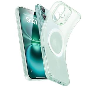 ESR for iPhone 16 Case, Compatible with MagSafe, Camera Protection, Shockproof Thin Cover, Resists Yellowing and Scratches, Magnetic Phone Case for iPhone 16, Zero Series, Frosted Green 2 Pack