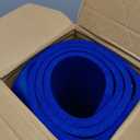 Amazon Basics 1/ 2 Inch Extra Thick Exercise Yoga Mat with Carrying Strap for Home Workouts and Fitness, Non-Slip, Cushioned Support, 74" x 24" x 0.5", Blue