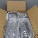 4 Pack Refrigerator Organizer Bins with Pull-out Drawer Stackable Clear Fridge Drawer Organizer Fruit Vegetable Storage Containers for Kitchen Pantry Organization (2 Large+2 Small)