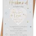 7 x Husband Fathers Day Card, Father's Day Cards Gifts for Husband from Wife, Fathers Day Card Gifts for Hubby, Fathers Day Decorations