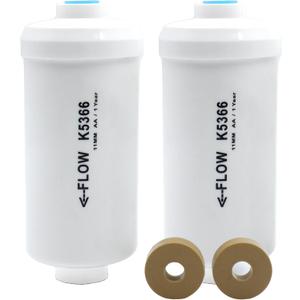 Fluoride Water Filter, Replacement for Berkey PF-2 Elements, Berkey Gravity Filtration System, including Big, Travel, Royal, Imperial and Crown Series, Natural filter material, Pack of 2
