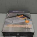 Tempered Glass Coffee Pod Drawer,Nespresso Vertuo Pod Holder Drawer for 401.35/2.7 floz) Vertuoline Pod, Nespresso Capsule Organizer Compatible with Vertuo Next Vertuo Plus,14.76"D x 12.99"W x 3.5"H