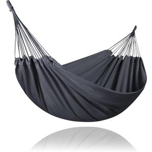 SUNCREAT Hammocks Outdoor Camping Double Hammock, Extra Large 2 Person Hammock for Camping, Dark Gray