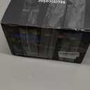 Solar Ground Lights with Remote Control 50ft,IP67 Waterproof Solar Garden 15 Multi Color Lights,RGBYW Solar Powered Outdoor Landscape Lighting for Pathway,Yard,Deck,Lawn,Patio,Walkway,Poolside,8 Pack (Black)