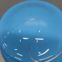 Cremation Urn for Human Ashes for Women & Men - Decorative Funeral Urn for Ashes Printed Memorial Urns for Male & Female - Honor Your Loved One with Burial Urns Ocean Blue, Large