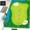 TOY Life Chipping Golf Practice Mats Golf Game Training Mat Indoor Outdoor Games for Adults Family Kids Outdoor Play Equipment Stick Chip Golf Set Backyard Game(Patented)