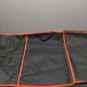 Surfboard Bag, 48x28 Inch Durable Polyester Bodyboard Carry Bag with Side Handle, Double Zipper & External Pocket, Suitable for Surfboard, Boogie Board, Red Stripe