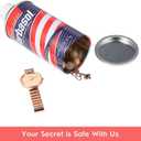 Barbasol Diversion Safe Stash Can 11oz Travel Size with Food Grade Smell Proof Bag and Hidden Compartment for Keys, Cash and Valuables