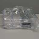 2 Pcs Acrylic Clear Purse Storage Organizers, 4 Sections Dividers in Bedroom Office (bright)