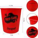 Juegoal Outdoor Giant Yard Pong Game Set Outdoor Toss Game Throwing Game for Beach, Camping, Lawn and Backyard