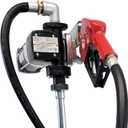 Macnaught Fuel Transfer Pump M3 120V, 15 GPM 3/4" High Flow Fuel Pump, Auto Shut-Off, Nozzle, Discharge Hose, Expandable to 36" Length, CSA Certified for Gasoline, Diesel, Kerosene, Mineral Spirits