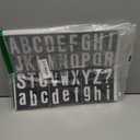 Zonon 8 Sheets Mailbox Numbers Sticker, Self-Adhesive Vinyl Letters Numbers Kit for Mailbox, Signs, Window, Door, Cars, Trucks, Home, Business, Address(2inch,White in Black)