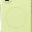 JETech Magnetic Silicone Case for iPhone 17 6.3-Inch, Compatible with MagSafe, Silky Soft Touch, Shock Absorbing Phone Cover with Camera Lens Protection (Green)