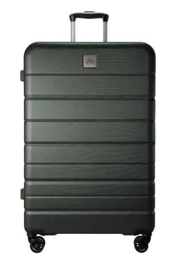 Skyway Epic 2.0 Hardside Lightweight and Durable ABS Shell Luggage, Spacious with Dual Spinning Wheels, Comfort Grip and Expandable, Men and Women, Midnight, Checked-Large 28-inch, Epic 2.0 Hardside